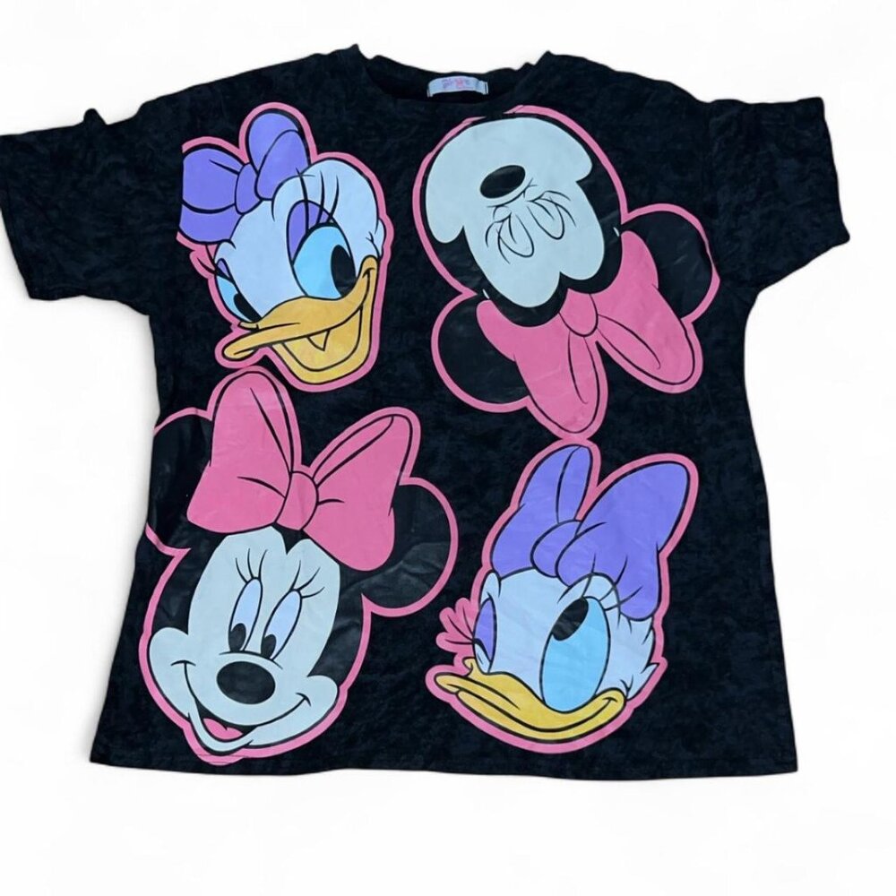3/$15 Disney black & pink Minnie T-shirt brand amore 2000s